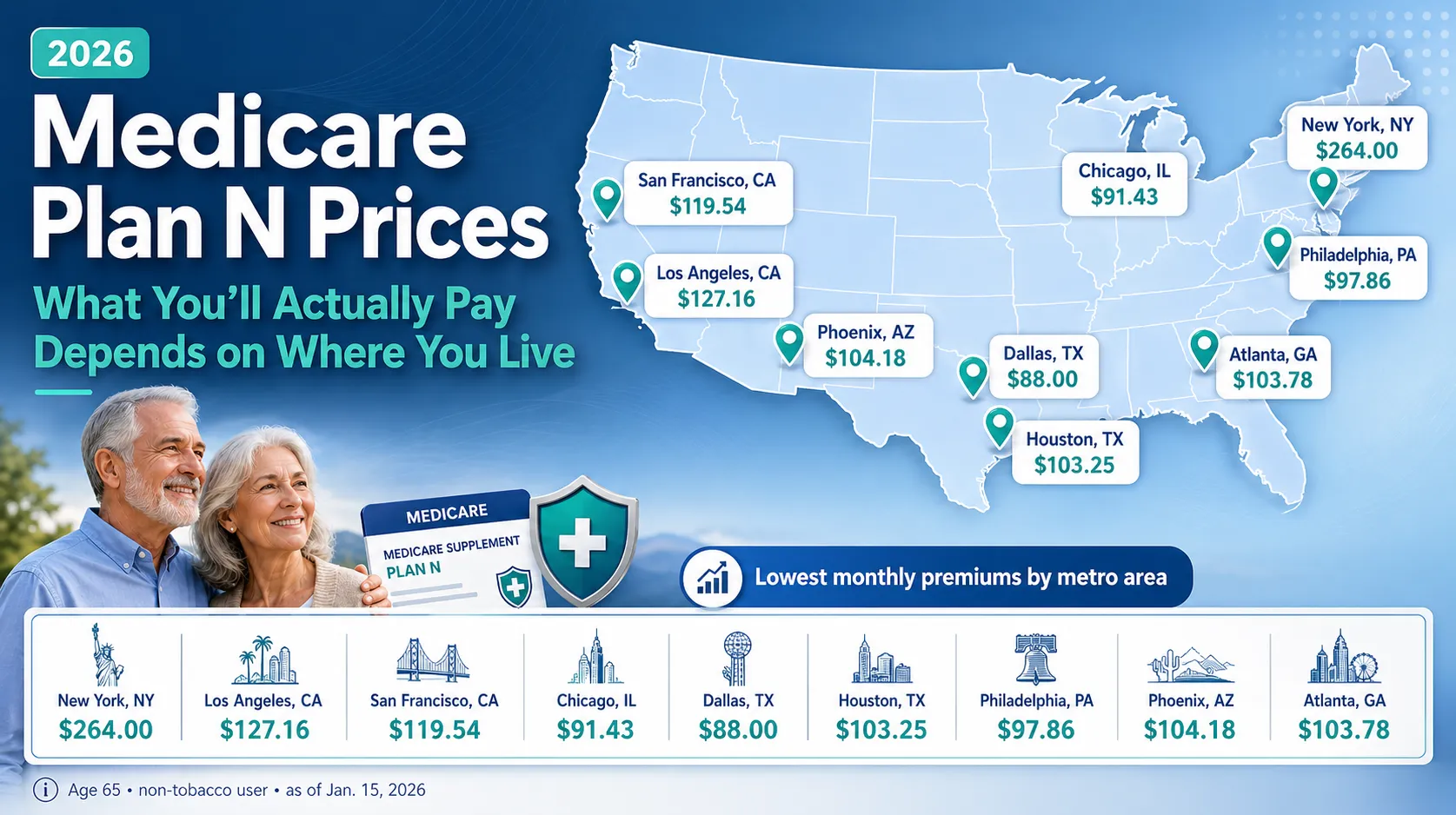 2026 Medicare Plan N Prices: What You'll Actually Pay Depends on Where You Live