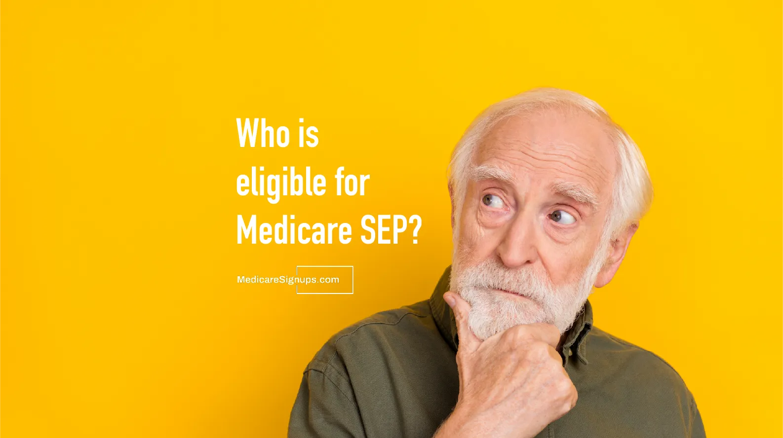 Who Is Eligible for a Medicare Special Enrollment Period?