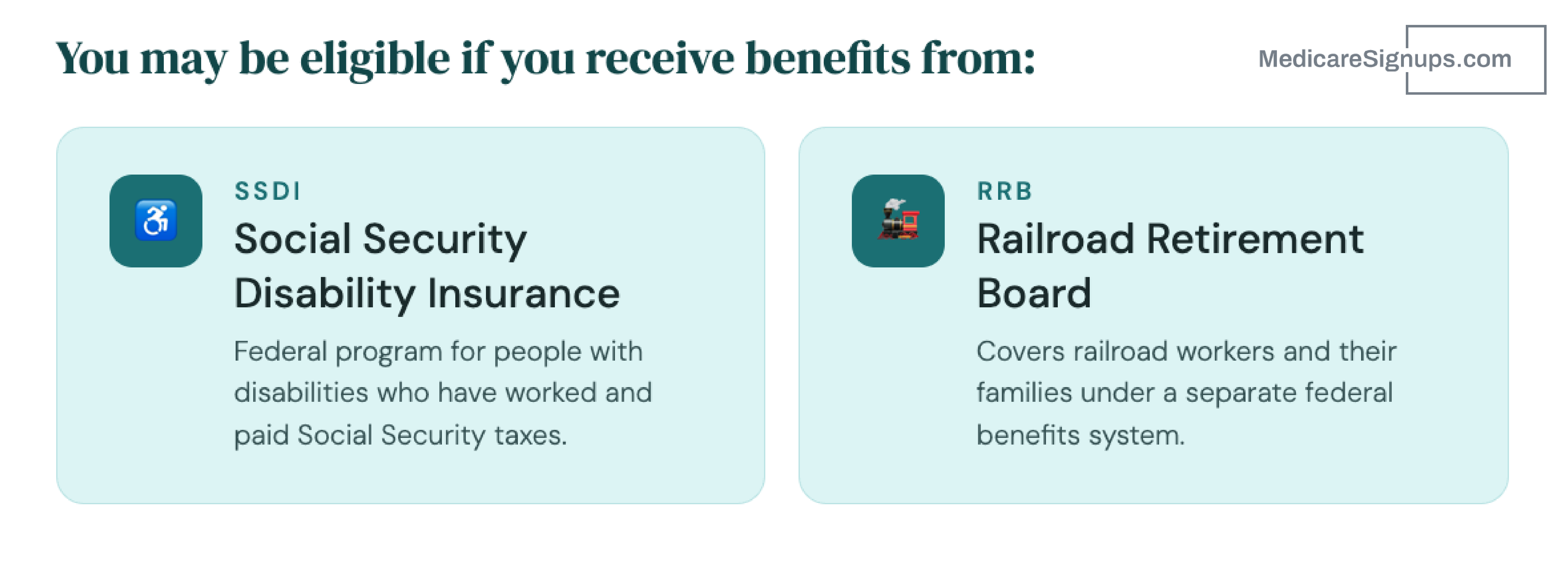 Medicare Benefit Eligibility